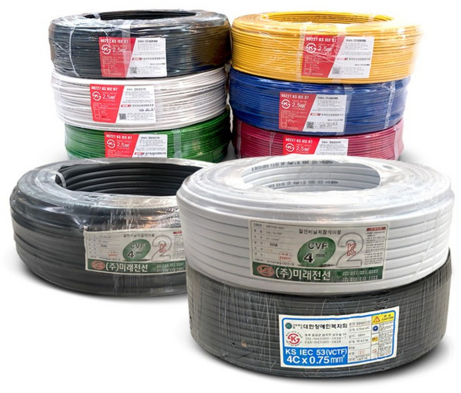 VCTF전선 로맥스 HIV전선 CV전선 KIV 전기선 케이블 롤단위, KIV전선(청색) 200M, 1.0SQ, 1개