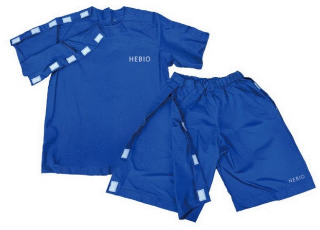 He 밸크로타입 한의원 환자복 상하의 1벌 찍찍이 트임 병원 진찰 기능성 환의 IMS복 침복