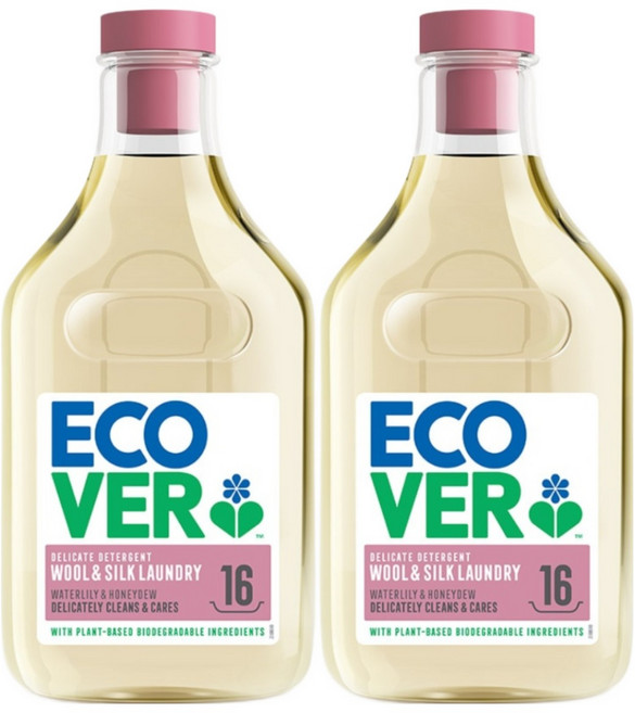 에코버 울세탁 세제 본품, 750ml, 2개