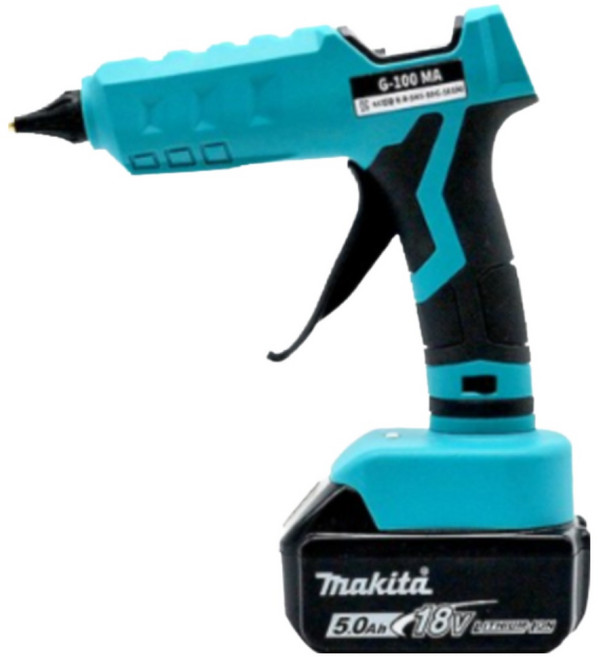 스파크 무선 충전 글루건 핫멜트 실리콘총 디월트 마끼다 밀워키 호환 G-100시리즈, G-100MA (마끼다 전용), 1개