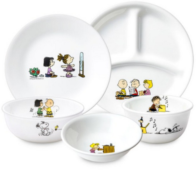 코렐 스누피더홈 1인 5P 코리안 세트, 1세트