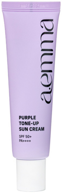 톤업 보정 선크림 SPF50+ PA++++ 티샤 에이엠마 퍼플톤업 선크림, 1개, 50ml