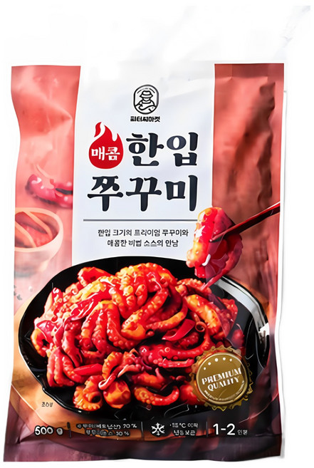 피터씨마켓 매콤 한입 쭈꾸미 기획세트, 3개, 500g