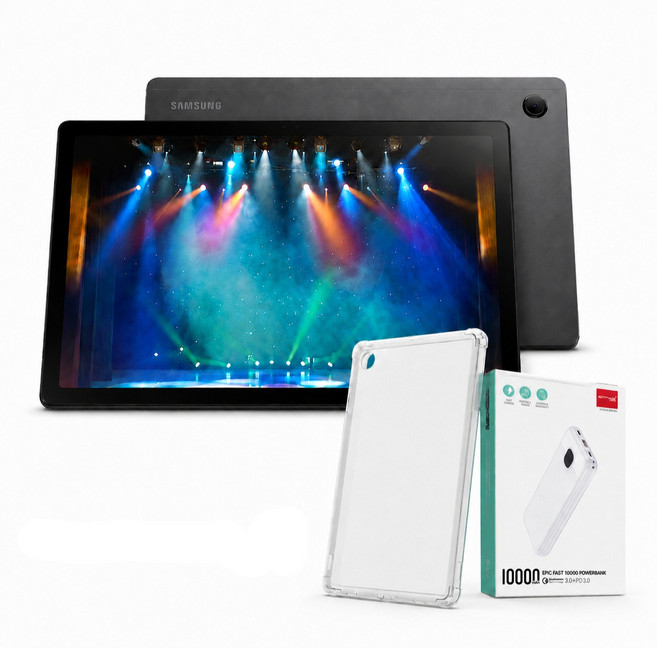 6위 - 삼성전자 갤럭시탭 A8 (본품+케이스+보조배터리+무상AS12개월), 그레이, 64GB, Wi-Fi