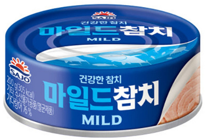 사조 마일드 참치 안심따개, 200g, 20개