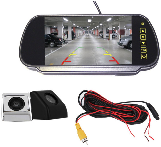 7인치룸미러모니터+후방카메라세트, 7인치룸미러모니터+ 후방카메라검정