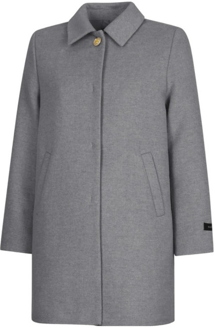 빌트모아 여성 겨울 체크 울 혼방 핸드메이드 코트