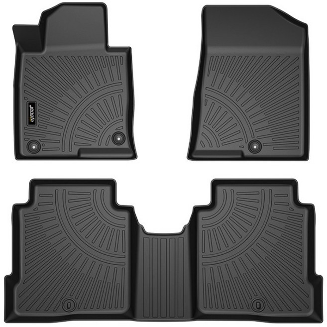 Jenofa 방수 논슬립 청소 편리한 TPE 카매트 세트, 현대 그랜저 IG 2020-2022