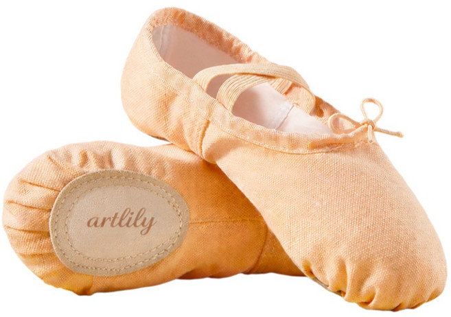 아트릴리 끈조절 발레슈즈 키즈 성인 공용 발레 연습화
