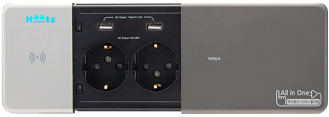 하츠 빌트인콘센트 무선충전 매립형 멀티탭 MC-S1993CM