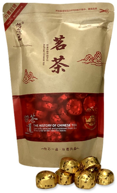 보이차 (푸얼차 ) 천년전통차 운남성출품, 1개, 80개입, 500g