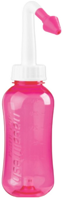 나잘후레쉬 비강 코 세척기 300ml 용기 핑크 (2.7g 분말 2포 포함), 1개