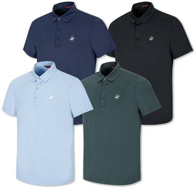 비버리힐즈폴로클럽 기능성 냉감 퀵드라이 골프 남여공용 쿨 반팔 카라티셔츠 CPY9T62