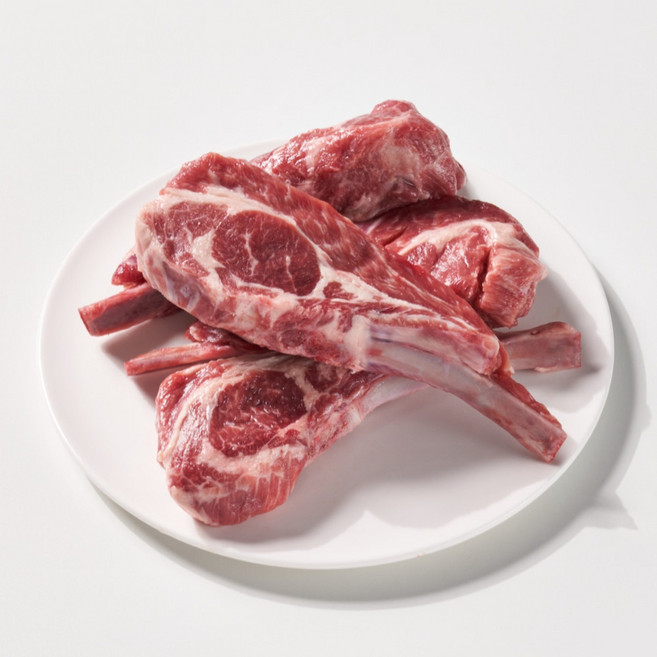 [당일발송] 양갈비 숄더랙 S호텔 납품 A++ 등급 양고기 (소스 무료) 양껏머글램 목초육 500g * 4팩 총 2kg, 1개