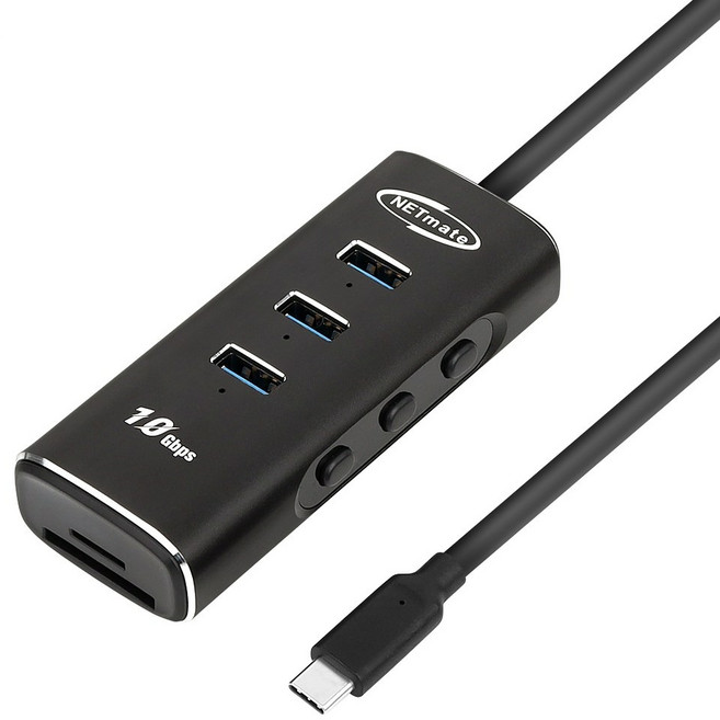 강원전자 넷메이트 NM-UBC302 USB3.1 Type C 5 in 1 멀티 허브, 본상품선택, 1개