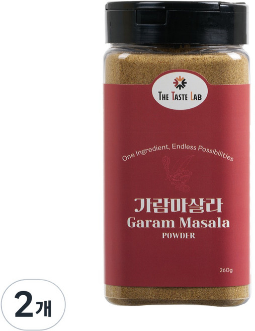 더테이스트랩 가람마살라 향신료, 2개, 260g