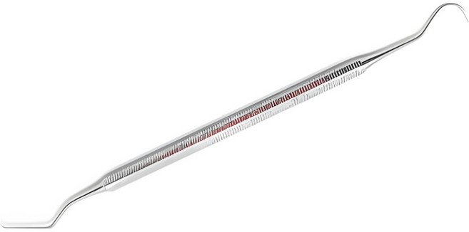 셀프 치석제거기 샤프 블런트 치경 사각 반달솔 치과핀셋 보관케이스 /치석제거/치실/치간칫/스텐 치석제거기, 1개