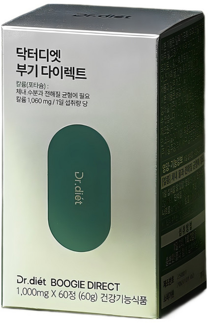 닥터디엣 부기 다이렉트 효과빠른 칼륨 영양제 붓기차, 1박스, 60정