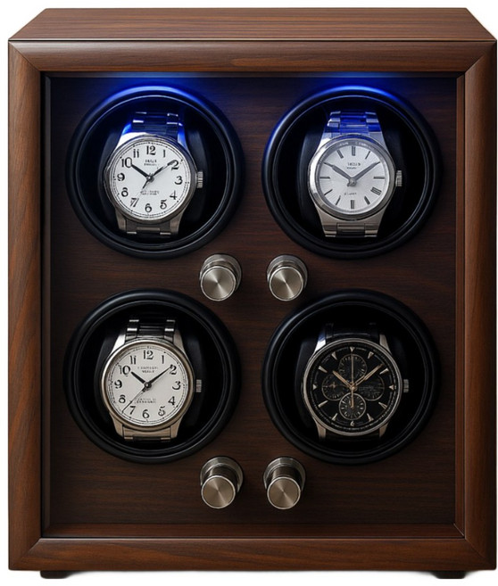 루일로 워치 와인더 오토매틱 시계 보관함 4구