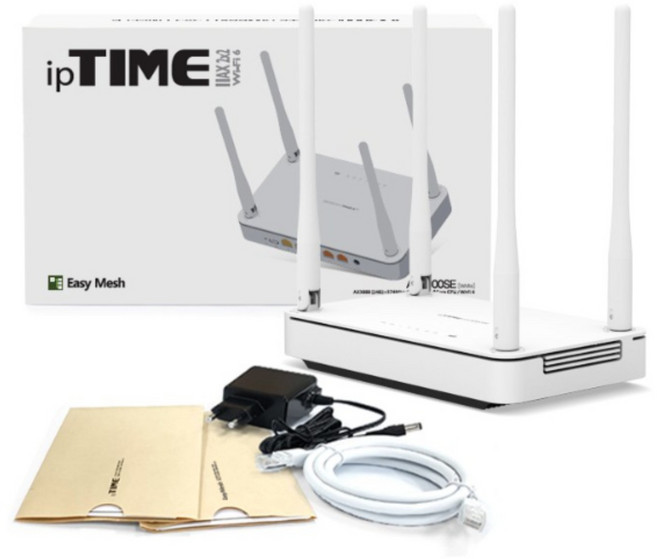 IPTIME AX3000SE 화이트 와이파이 기가 유무선 공유기 + 기가랜선 1m 포함, 1개