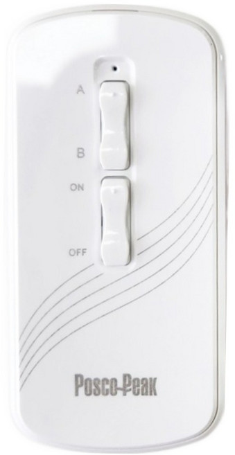 무선리모컨스위치 2구 전등조명 POSCO PEAK 누워서자동불끄기 조명, 1개