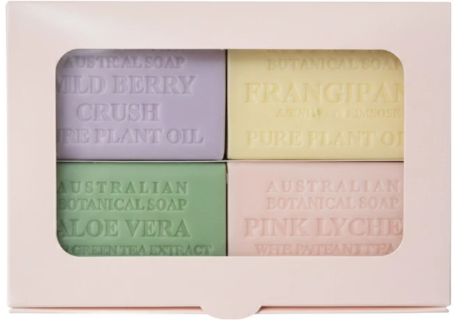 오스트레일리안 보태니컬 호주 비누 (4가지향), 4개입, 200g - 쿠팡