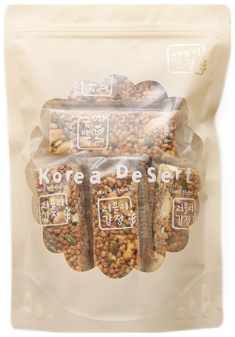 러블리강정 [ 소프트 견과바 ] 영양듬뿍 식사대용 다이어트 간식, 330g, 1개