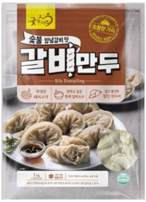 (무)(냉동)갈비만두(굿프렌즈 1kg)X10개, 1kg, 10개