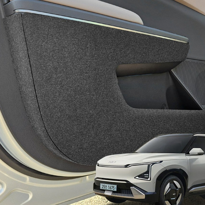 레이든스토리 기아 EV5 도어커버 실내 스크래치 방지 몰딩 보호 용품, 다크그레이, EV5 [01] 도어커버