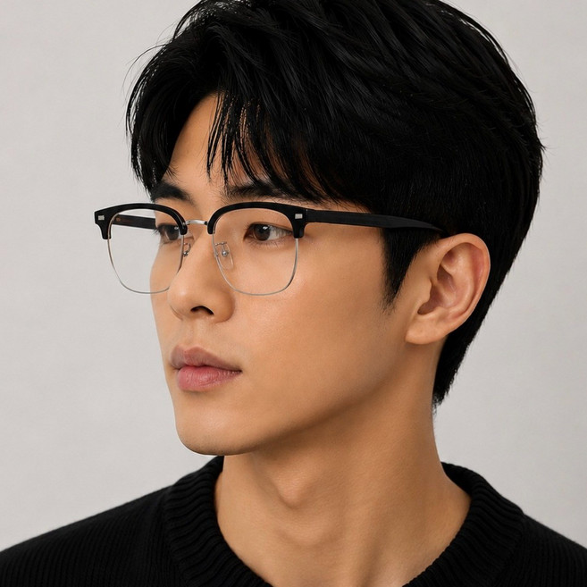 빅사이즈 하금테 블루라이트 차단 안경 대두 오버사이즈 얼큰이