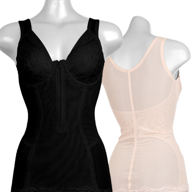 크리비아 여자속옷 유기농 보정 기능성 치마 지퍼올인원 2720