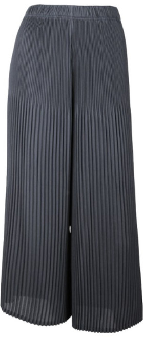 SPMB여성통플리츠바지 여자 밴딩 스판 와이드 시원한 데일리 주름 팬츠