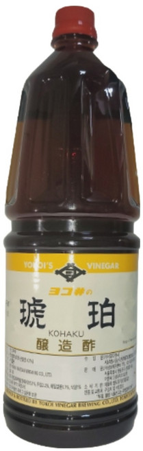고하쿠스 아카스 적식초 코하쿠스 아카즈 발효식초 초밥용 적초, 1개, 1.8L