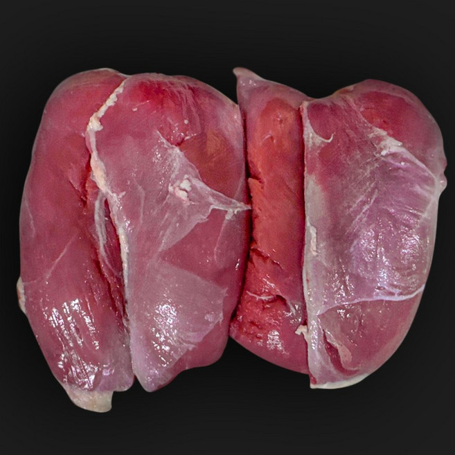 국내산 냉장 오리가슴살 1KG 생 오리 가슴살 슬라이스 구이 무항생제 껍질 제거, 1개