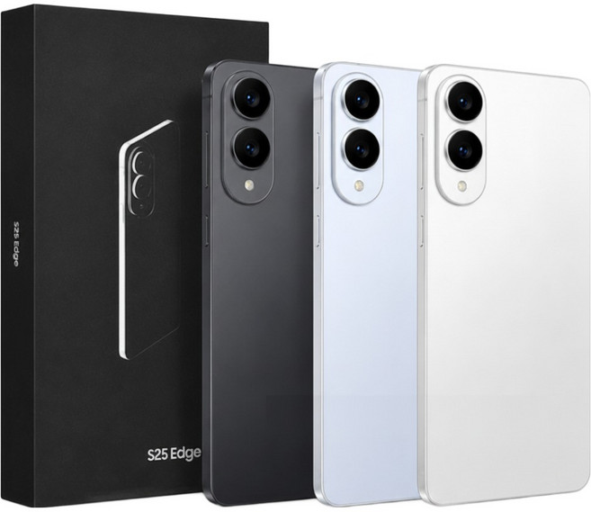 전시몰닷컴 S25 Edge 자급제 풀박스패키지 SM-S937N_NP, 아이스 블루, 256GB