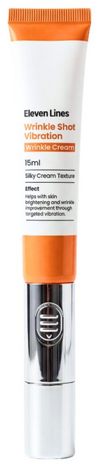 주름개선 일레븐라인스 링클샷 진동 주름 크림 미간 주름 리프팅 탄력크림, 1개, 15ml