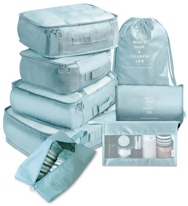 코지스 여행용 파우치 휴대용 8종 세트