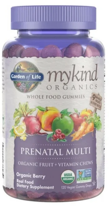 [미국정품직구상품] 가든오브라이프 마이카인드 임산부용 멀티 유기농 베리 120구미, 1개, 120정 - 쿠팡
