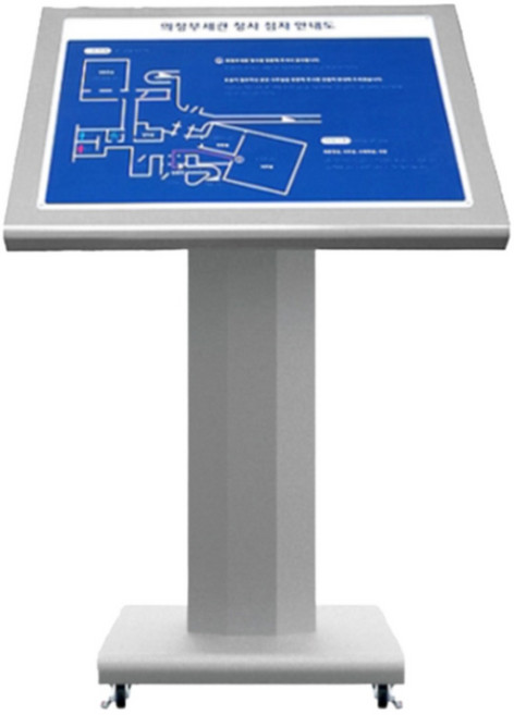 C 갈바 스탠드형 점자 촉지판 촉지도 시각장애인 점자안내판, C 기본형+도움벨