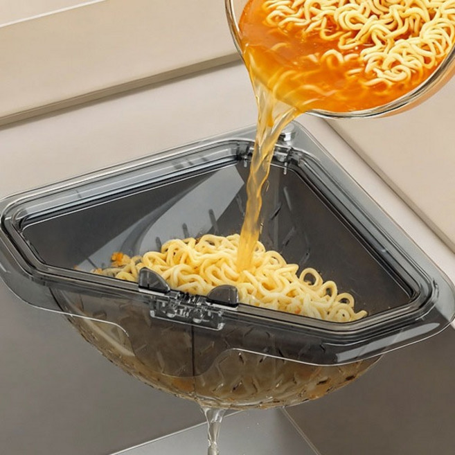 싱크대 거름망 음식물 거름망 배수구 필터 막힘방지 라면 거름망 주방 원터치 거름망, 2개, 1개입