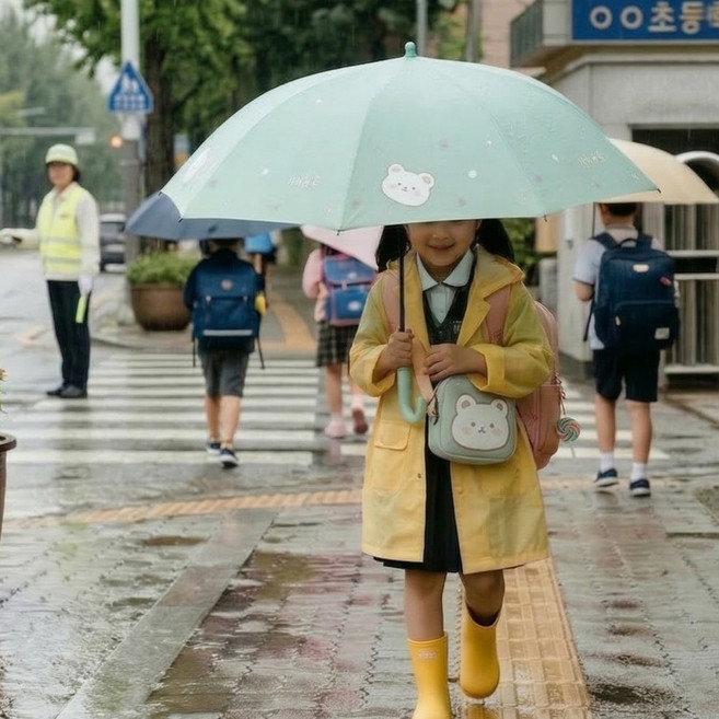 로이 3단 전자동우산