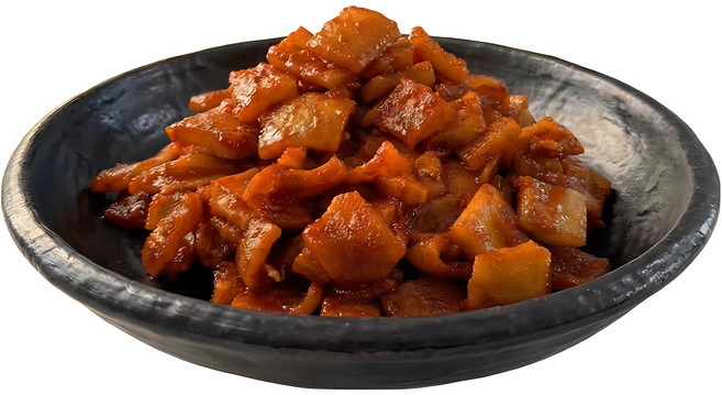 매콤양념 돼지껍데기 술안주 쫀득 간식, 1개, 300g