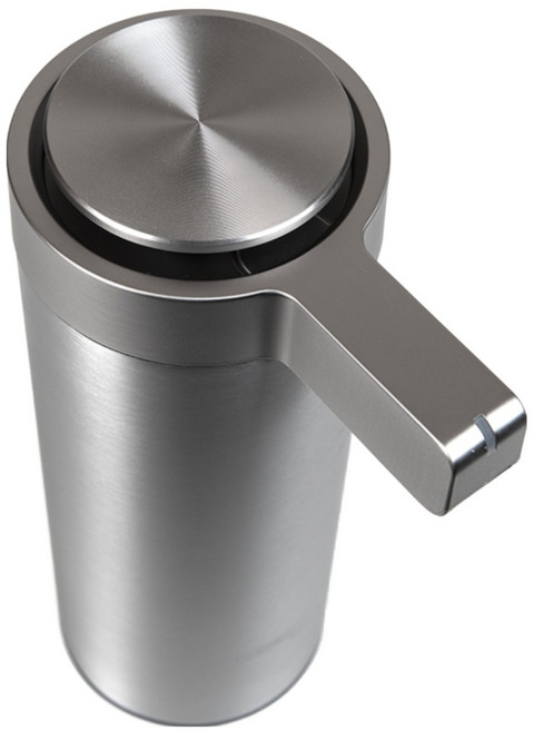 요고데이즈 프리미엄 자동 주방 디스펜서 올 스테인레스 바디 전용 렉 건전지 증정, 실버, 1개