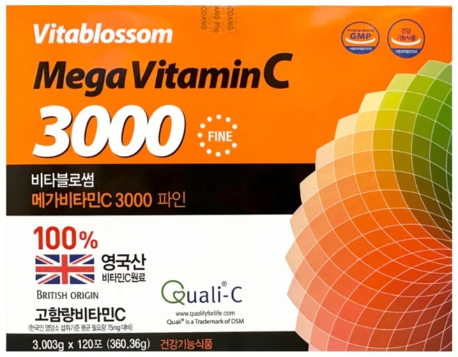 초당약품 비타블로썸 메가비타민C 3000 파인, 360.36g, 1개 - 쿠팡