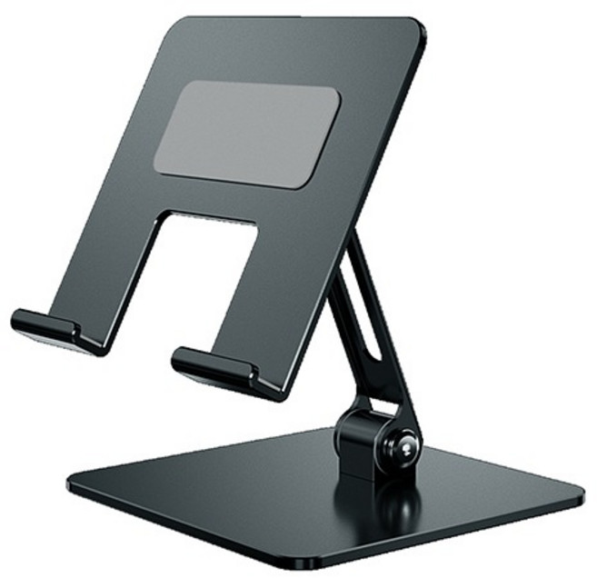 코지스 탁상용 스탠드 접이식 태블릿 거치대, 02 다크 그레이