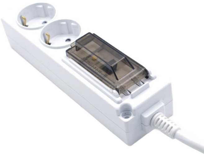 국산 이제로 누전차단 고용량 멀티탭 전기콘센트 2구 3M 16A 대용량 고전력 에어컨용 건조기, 1개