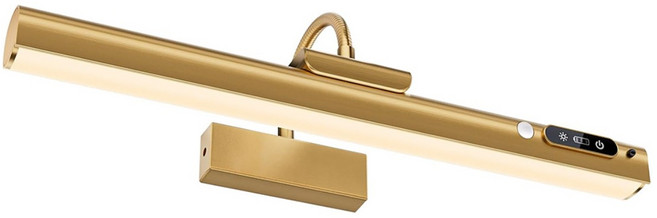 무설치 액자등 충전식 핀조명 인테리어 벽등 7800mah, 1개, 골드