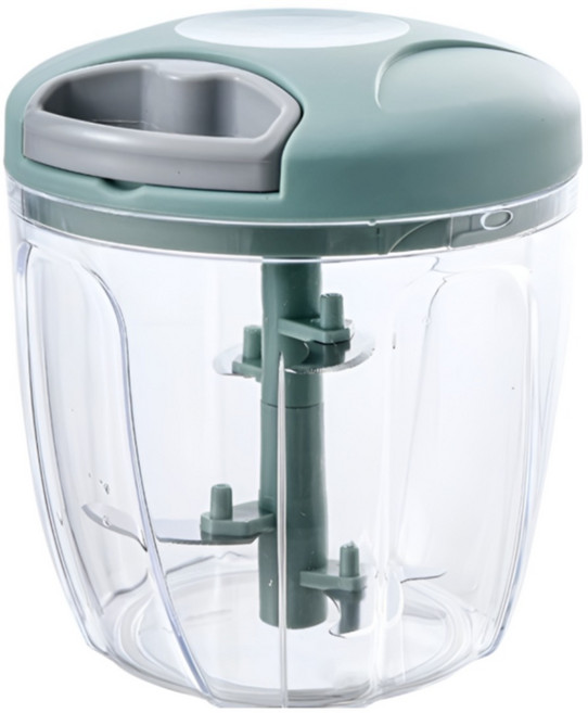 야채 만능다지기 900ml 대용량 5중칼날, 1개, 민트그린