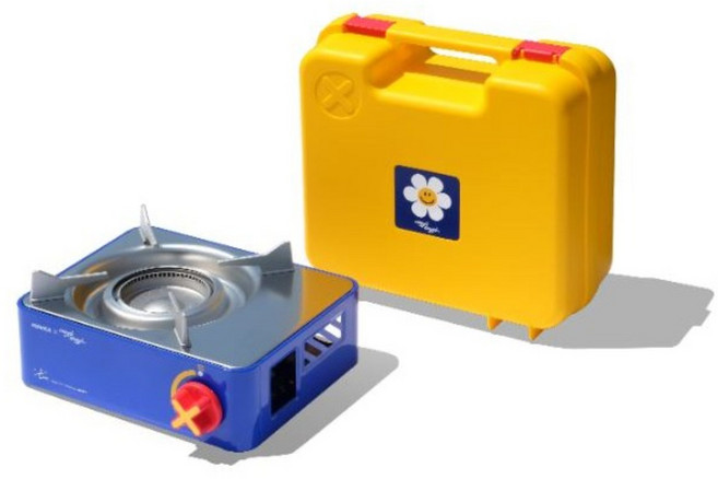 코베아 버너 엑스온+케이스 미니 스토브 백패킹 휴대용 부탄 가스, 엑스온 블랙, 버너+코베아파우치, 1개