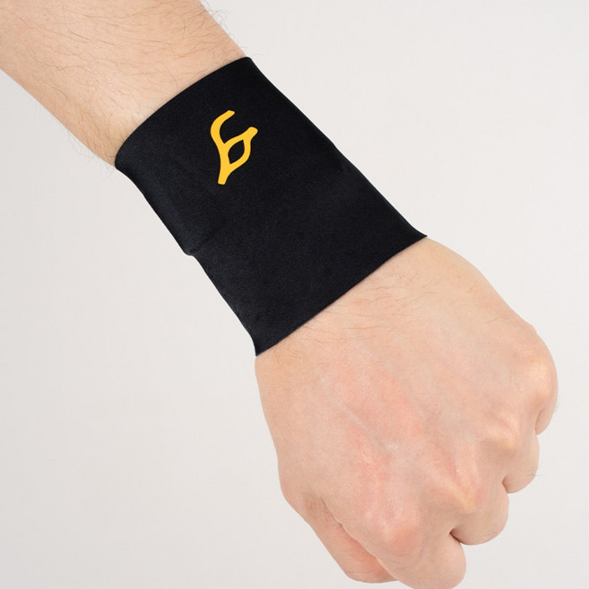 아머스킨 손목보호대 Short 국가대표 선수용 테이핑 밴드형 1mm 두께, 1개, 다크그레이/블랙